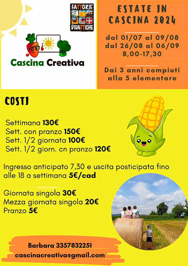 locandina estate creativa 2024