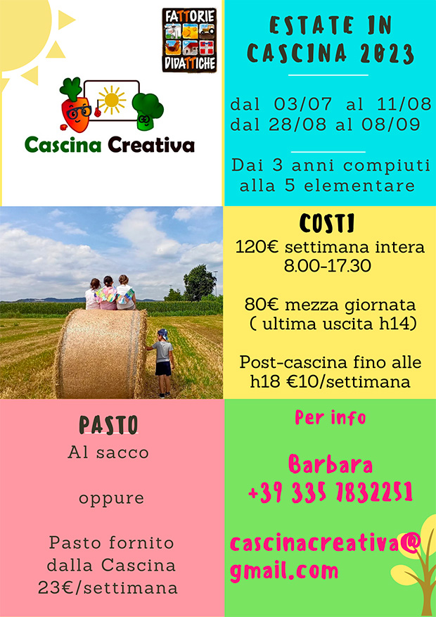 locandina estate creativa 2023
